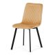 Étkezőszék, sárga, bársony szövet, DCL-973 YEL4