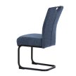 Étkezőszék kék szövetkárpittal. DCL-E2008 BLUE2