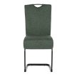 Étkezőszék zöld szövetkárpittal. DCL-E2008 GRN2