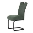 Étkezőszék zöld szövetkárpittal. DCL-E2008 GRN2