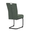 Étkezőszék zöld szövetkárpittal. DCL-E2008 GRN2