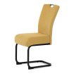 Yellow Fabric Dining Chair DCL-E2008