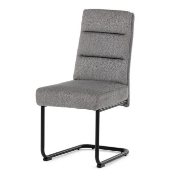   Szürke Szövet Étkezőszék, Ezüst Árnyalattal. DCL-P3107 SIL2