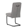 Szürke Szövet Étkezőszék, Ezüst Árnyalattal. DCL-P3107 SIL2