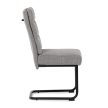 Szürke Szövet Étkezőszék, Ezüst Árnyalattal. DCL-P3107 SIL2