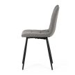 Étkezőszék, szürke, szövet, DCL-V2017 GREY2