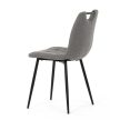 Étkezőszék, szürke, szövet, DCL-V2017 GREY2