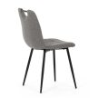 Étkezőszék, szürke, szövet, DCL-V2017 GREY2