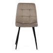 Étkezőszék, bézs, bársony szövet, DCL-X7015 CAP2