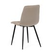 Étkezőszék, bézs, bársony szövet, DCL-X7015 CAP2