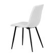Étkezőszék, fehér, bársony szövet, DCL-X7015 WT2