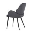 Szürke Bársony Étkezőszék. DCL-X7129 GREY2
