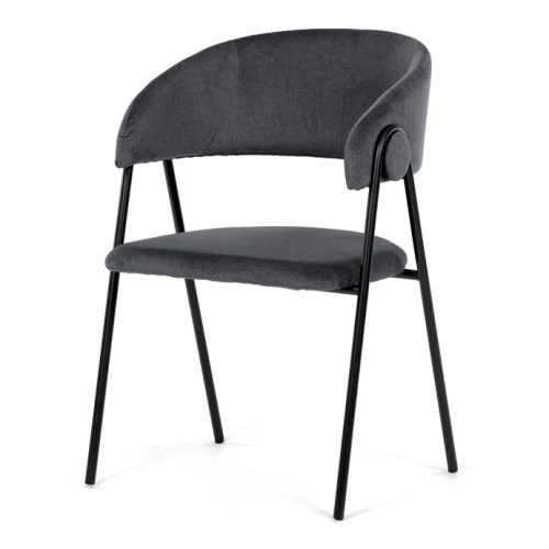 Grey Velvet Dining Chair DCL-X7130