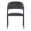 Grey Velvet Dining Chair DCL-X7130