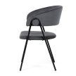 Grey Velvet Dining Chair DCL-X7130