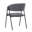 Grey Velvet Dining Chair DCL-X7130