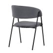 Grey Velvet Dining Chair DCL-X7130