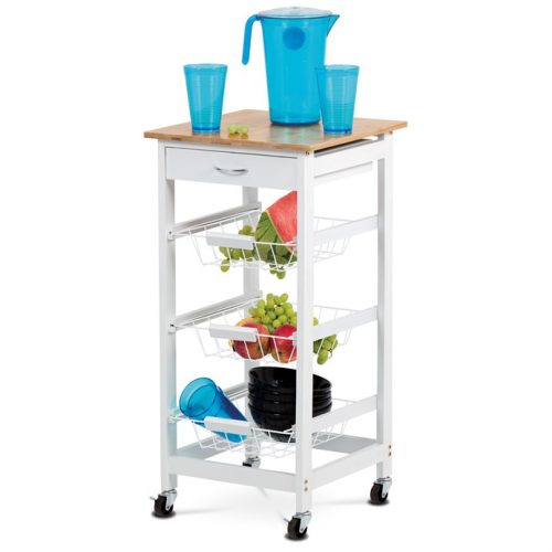 Fehér MDF Polcos Tároló. DR-043