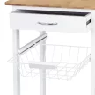 Fehér MDF regál – modern tárolópolc DR-044