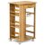 DR-046 Bamboo Rolling Storage Rack Natural
