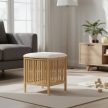 Storage Ottoman Bamboo Natural DR-B066