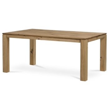 Étkezőasztal 180x90 cm, tömör tölgy lábak 8x8 cm