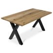 Solid Oak Dining Table 160x90 cm DS-X160