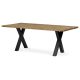 Solid Oak Dining Table 200x100 cm DS-X200