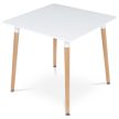 Étkezőasztal 80×80 cm, MDF, Fehér. DT-303 WT