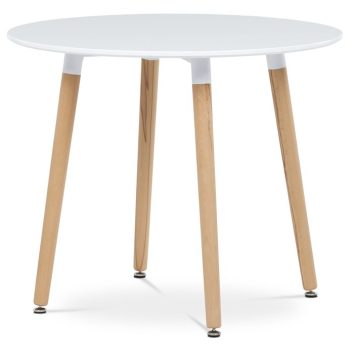 Étkezőasztal 90×90 cm, MDF, Fehér. DT-306 WT