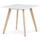 Étkezőasztal 80×80 cm, MDF, Fehér. DT-312 WT