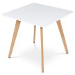 Étkezőasztal 80×80 cm, MDF, Fehér. DT-312 WT