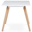 DT-313 Dining Table 120x80 cm MDF White WT