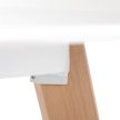 DT-313 Dining Table 120x80 cm MDF White WT