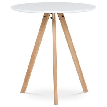 Fehér MDF Étkezőasztal 70×70 cm. DT-320 WT