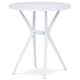 Kerti Műanyag Asztal, Fehér. DT-X7007 WT