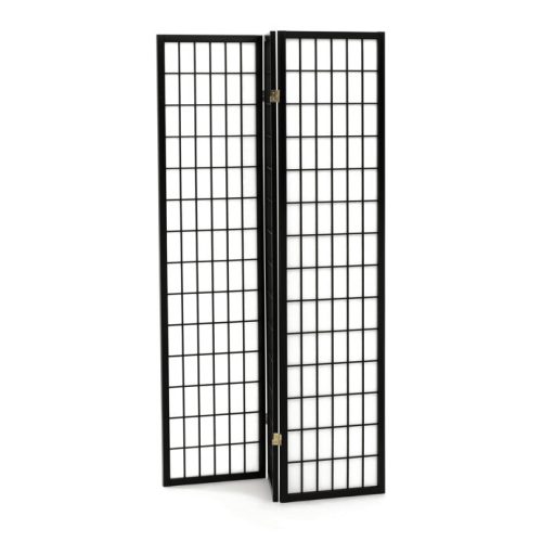 Fekete Tömörfa Paraván. EF-E803 BK