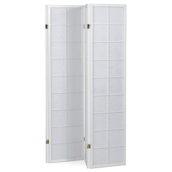 Fehér Tömörfa Paraván. EF-E804 WT