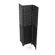 Fekete Tömörfa Paraván. EF-L145 BK