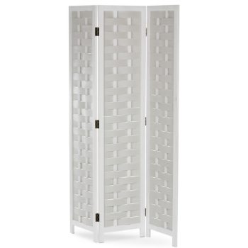 Fehér Tömörfa Paraván. EF-L186 WT