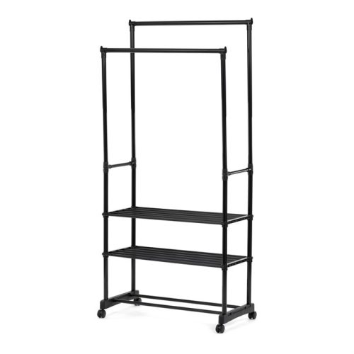 Fekete Fém Ruhafogas. GD-166 BK