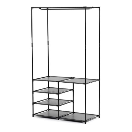 Fekete Fém Ruhafogas. GD-172 BK