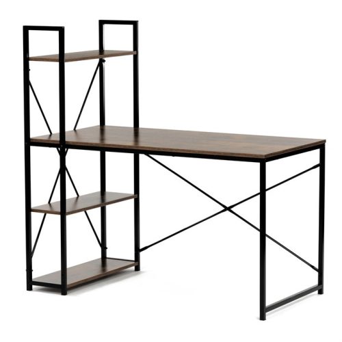 Íróasztal 120×60 cm, MDF Old Wood. GD-520 OLW