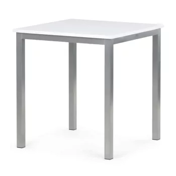 Étkezőasztal 70 × 70 cm melamin fehér WT