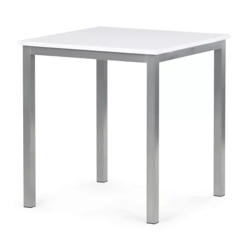 Étkezőasztal 70 × 70 cm melamin fehér WT