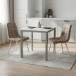 Étkezőasztal 70 × 70 cm melamin fehér WT