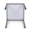 Étkezőasztal 70 × 70 cm melamin fehér WT