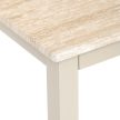 Étkezőasztal 110x70x75 cm, MDF, travertin, GDT-202 TRV