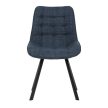 Dining Chair with Blue Fabric HC-465 BLUE2