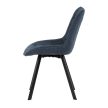 Dining Chair with Blue Fabric HC-465 BLUE2